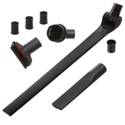 Paxanpax PFC1499 Reach Cleaning Crevice Tool & Accessory Kit Universal Fitting for Vacuum Cleaners (600mm x 12mm), Plastic