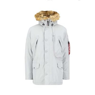 Alpha Industries Polar Jacket Winterjas voor heren Pastel Grey