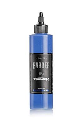 Marmara Barber Rasatura Gel Uomini 250ml Rasatura Gel Trasparente Uomini Rasatura Uomo Non-Foaming Preciso Rasatura di Barba Contours con Qualsiasi Razor Razor Uomo Utilizzabile (Shaving Gel No.2)