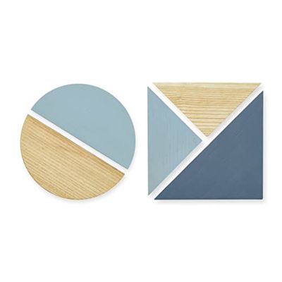 NOFRED - Wooden Magnets Set - Blue