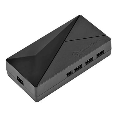 SilverStone SST-CPL02-E - 8x port ARGB Hub for light stripes and devices,