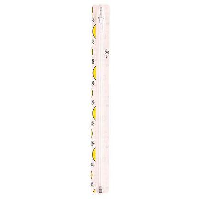 Opti S60-35-00009 - Cremallera (100% poliéster, 35 cm), color blanco
