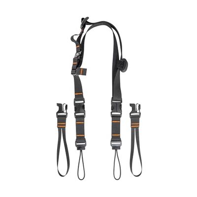 Tatonka Cinghia per fotocamera – Pratico set di cinghie per fotocamera con adattatori per il fissaggio direttamente alla fotocamera – 120 x 3,8 cm