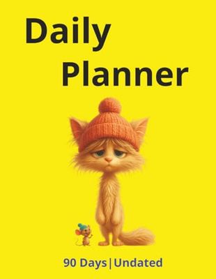 Daily Planner: Plan, Focus & Achieve Your Goals in 90 Days | Cute Animal Design