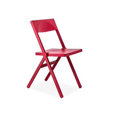 Alessi Piana cadeira dobrável, vermelho, 52 x 46 x 90 cm