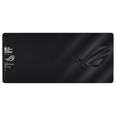 ASUS ROG Sheath II XXL Alfombrilla de ratón Gaming, Tejido de refrigeración Avanzada, Bordes duraderos antidesgaste, Base de Goma Antideslizante, 400 x 900 x 3 mm, Negro