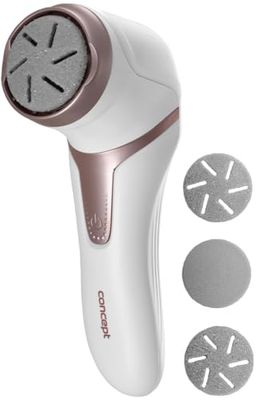 Concept Lima elettrica per tallone 3 inserti, ricaricabile, bianco, PN3000