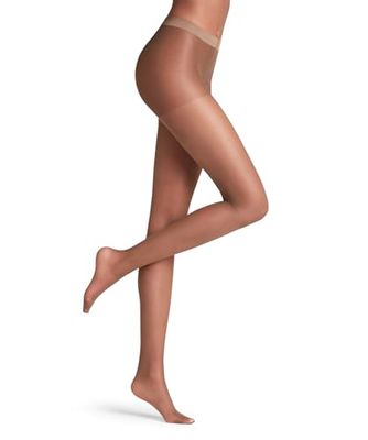 FALKE Women's Invisible Deluxe 8 DEN W Ti Ultra-Sheer Plain 1 Pair Tights, Brown Espresso 5188-O, S