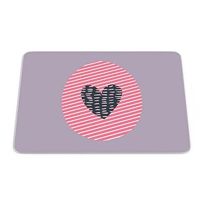 Bonamaison, Tappetino per mouse rettangolare, con stampa digitale, antiscivolo, per ufficio e casa, dimensioni: 22 x 18 cm