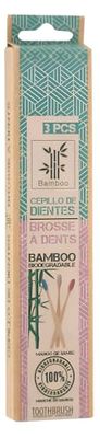 FORNOR 85327 BROSSE À DENTS EN BAMBOU X3-1,5 x 19 c