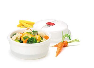 Tescoma Olla Vapor Purity Microwave, Blanco, 23.9x20.9x13.9 cm