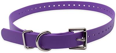 Educator BioThane Collier pour Chien, imperméable, inodore, Boucle en métal et Anneau en D, réglable pour Un Ajustement personnalisé, Frais et Confortable, pour Chiens de Petite, Moyenne ou Grande