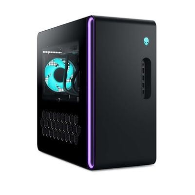 Alienware Aurora PC Gamer ACT1250 - Intel Core Ultra 7 265F, Nvidia GeForce RTX 5060 Ti, 16Go DDR5, 1To SSD, Refroidissement Liquide, Windows 11 Home, USB-C, Panneau Transparent, PSU 500W Noir