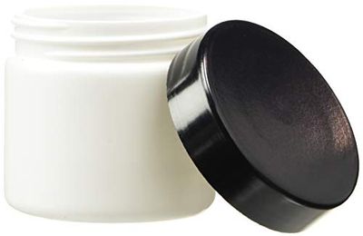 Tarro Plast Blanco T/Negra 125Ml 20U Mes