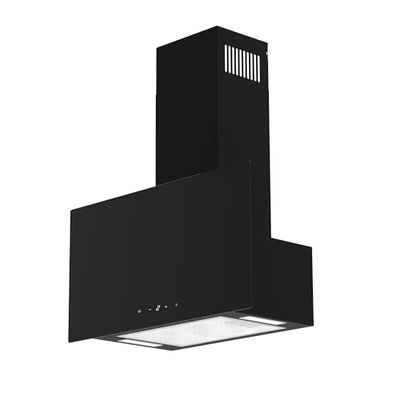 Respekta Lio Hotte aspirante sans hotte 60 cm/Façade en verre plat/Couleur noire/Classe d'efficacité énergétique A+ / 57 dB/Débit d'air 325,8 m³/h / CH27060S-20