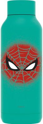 Quokka Borraccia termica in acciaio inox solido giada verde 510 ml Spider-Man