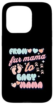 Cuori retrò da pelliccia mamma a baby mamma incinta Custodia per iPhone 15 Pro