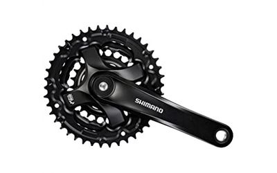 SHIMANO Fc-ty501 Cuadrado 6/7/8 aumentos Manivelas, Unisex, Negro, 175 mm