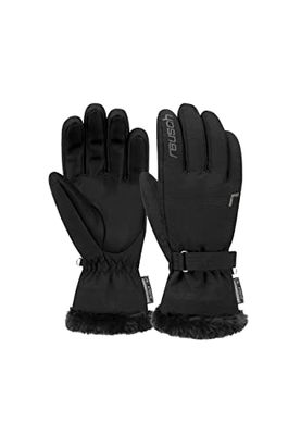 Reusch Luna R-TEX® XT con membrana impermeabile e traspirante, guanti da sci piacevolmente caldi, guanti da neve, 8,5, nero