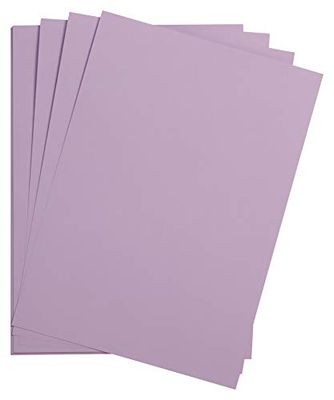 Clairefontaine 975577C Paquet Papier Maya - 25 Feuilles Papier Dessin Lisse Lilas - A2 42x59,4 cm 185g - Idéal pour le Dessin et les Activités Créatives