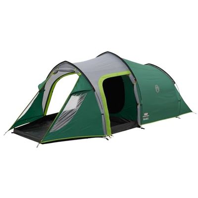 Coleman - Tenda a tunnel Chimney Rock 3 Plus, per 3 persone, tenda da campeggio, grande cabina notte oscurata che blocca fino al 99% della luce diurna, impermeabilità WS 4.500 mm