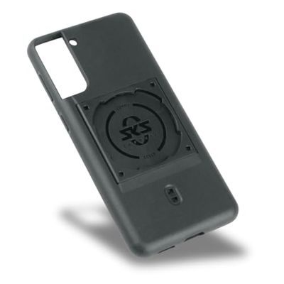 SKS GERMANY COMPIT COVER etui na telefon komórkowy Samsung S21+ 5G z urządzeniem mocującym (kompatybilne z systemem Compit, z odpornego na zużycie 2-komponentowego tworzywa sztucznego, przyjemne w dotyku), czarne