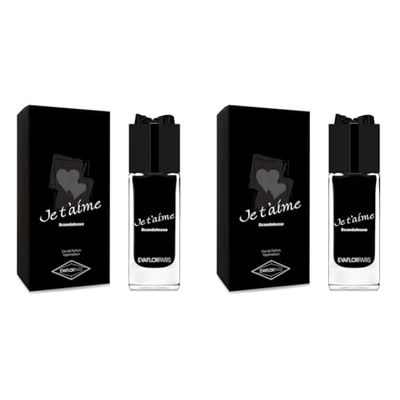 JE T'AIME Scandaleuse • Eau de Parfum 100 ml • Vaporisateur • Parfum Femme • EVAFLORPARIS (Lot de 2)