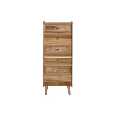 CHIFONIER MDF ACACIA 40X30X104,5 MARRON