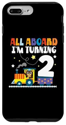 All Aboard Im Turning 2 2 Birthday 2 years 2 years old Case for iPhone 7 Plus/8 Plus