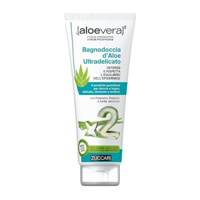 Zuccari Aloevera2 - Bagnodoccia d'Aloe Ultradelicato, 150 ml