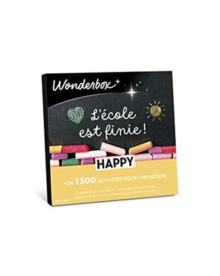 Wonderbox Caja Regalo – Happy L'École EST Finie, Unisex, Multicolor, Talla única