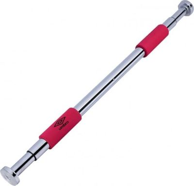 Umbro Optrekstang - max. 100 kg - verstelbaar 62 tot 100 cm - wand- en deurkozijn montage 62-85 cm - schuimrubberen handgrepen