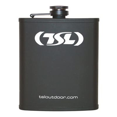 TSL Gnole Flask, Fiaschetta Acciaio Inox Unisex Adulto, Nero, Unica