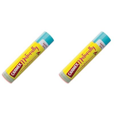 CARMEX Naturlly Watermelon Lip Balm Stick, 4.25g (Pack of 2)