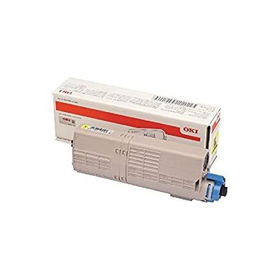 OKI 46490401 - Cartucho de tóner, standard, color amarillo