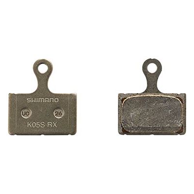SHIMANO PASTILLAS Freno Resina K05S INCLUYE MUELLE 1 PCS, Accesorios y recambios bicis Unisex-Adult, Silver, Standard