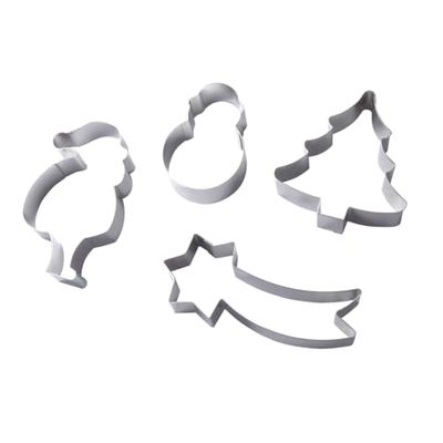 4 unità 877 310 modulo di Acciaio Inossidabile NONNETTES Natale Gobel