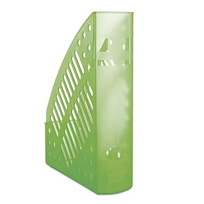 Danube 7462188pl de 06 Range-revues, brisé, polystyrène, A4, vert transparent