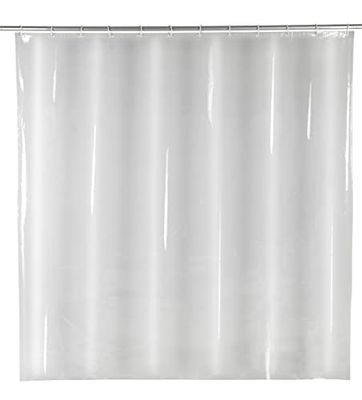 WENKO Salda Waterproof Easy Care 12 Shower Curtain Rings, 180 x 0 x 200 cm