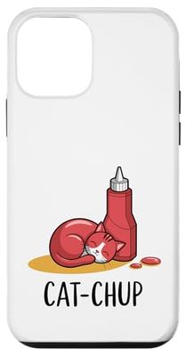 Cat-Chup Cute Cat Humor Ketchup Pun Case for iPhone 12 mini