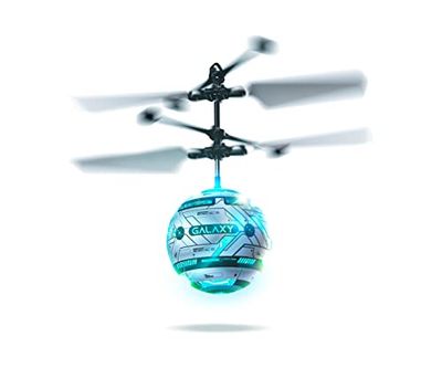 Skyball Galaxy | Flying Ball with LED Lights and Speaker with Galactic Sounds, Works with Proximity Sensor, Detects Near Objects and Moves Away from Them | Ages 8 (NH90140)