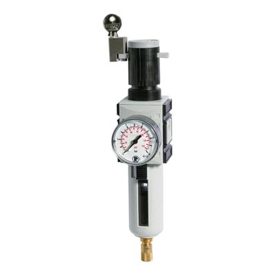 RIEGLER 100129-FU 6121 - Regolatore filtro FUTURA", PC, SK, Mano, BG 4, G 1, 0,5-8 bar, VA, 1 pezzo