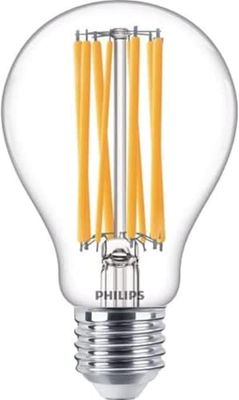 Philips LED Premium Classic A67 Clear Light Bulb [E27 Edison Screw] 17W - 150W Equivalent, Cool White (4000K), Non-Dimmable.