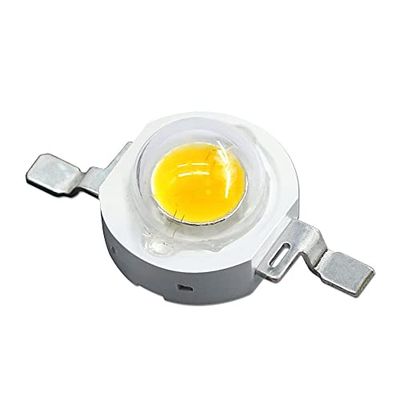 Chip led 3w alta luminosità vari colori confezione 10 pezzi (Bianco caldo)