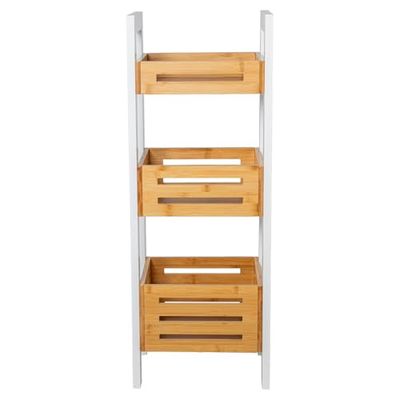 Alexandra House Living Estantería de Baño Marrón Madera 28 x 78 x 20 cm