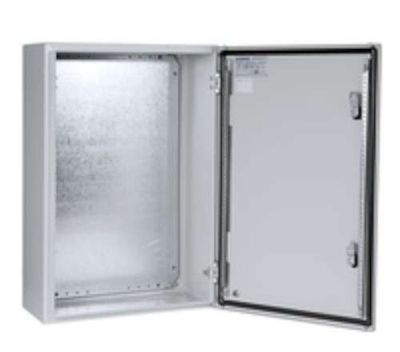 Eldon -Staal kledingkast kast met plaat mas-600 X 600 X 400 RAL7035