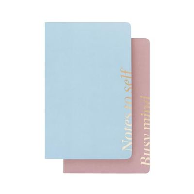 Kokonote 2 A5 Notebook Set - Nude Sky | Pack Notebooks A5 gestippeld en effen | Esthetische briefpapier geschenken voor vrouwen, schattig notitieboek dagboek, schattige geschenken onder 10 pond