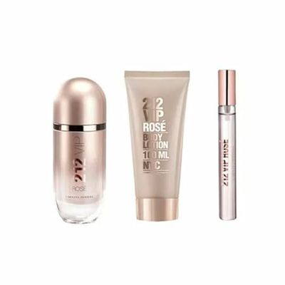 Estuche Carolina Herrera 212 VIP Rosé Eau de Parfum 80 ml + Regalo