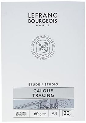 Lefranc Bourgeois Studio Carta da Lucido 60 g - Blocco A4-30 Fogli