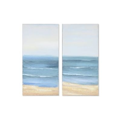 CUADRO LIENZO MDF 30X2,5X60 PLAYA 2 SURT.